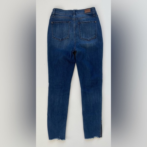 Judy Blue Jean Women's Baby City Slit Hem High Rise Skinny Jeans Size 5 or 27 - Picture 3 of 11